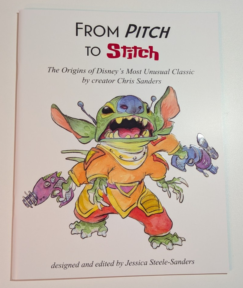 SDCC 2025 - Lilo & Stitch - From Pitch To Stitch Art Book - Chris Sanders Signed