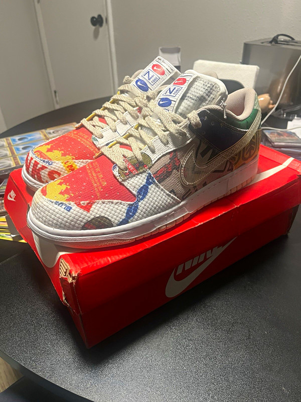 Nike Dunk Low City Market DA6125-900 Graphic Print Multicolor Men's Low Top