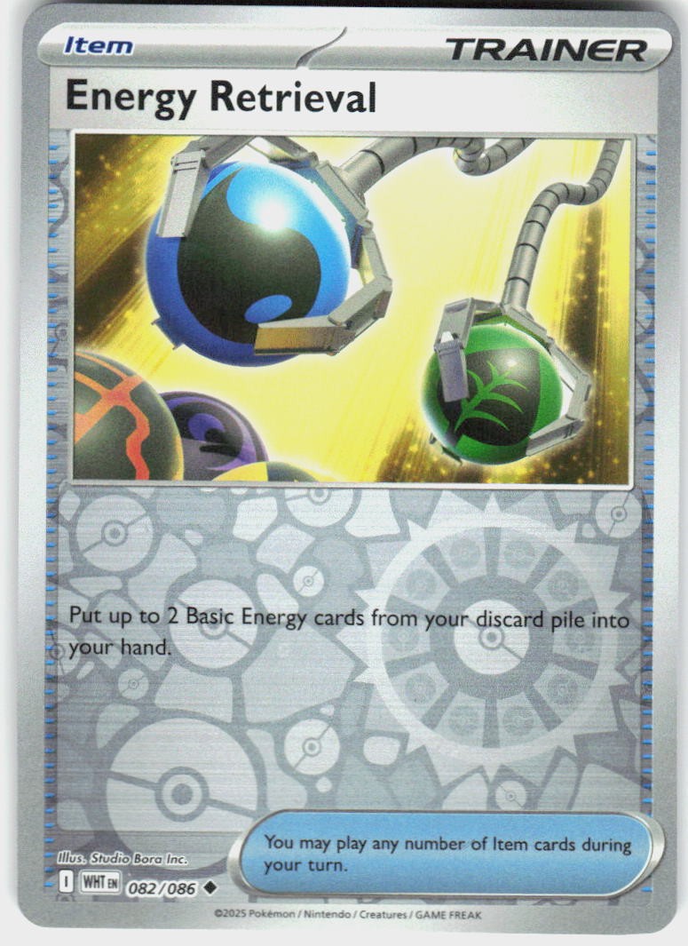Energy Retrieval Uncommon SV: White Flare 082/086 NM