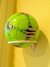 Sports Ball Wall Mount Soccer / Basketball / Volleyball Display Holder Brack
