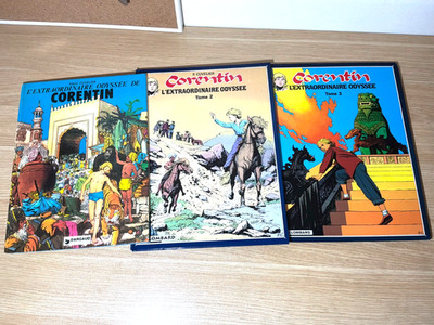 Corentin L'Extraordinaire Odyssée de Corentin 3-Book Set Vol. 1, 2,/ 3 French HC