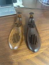 Vintage Florsheim Wooden Tree Shoe Mold Stretcher Form Insert Size 9-3 Hinged