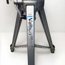 Vintage Velbon VGB-3 Aluminum Camera Tripod Pan Tilt 3-Way Head Adjustable Crank