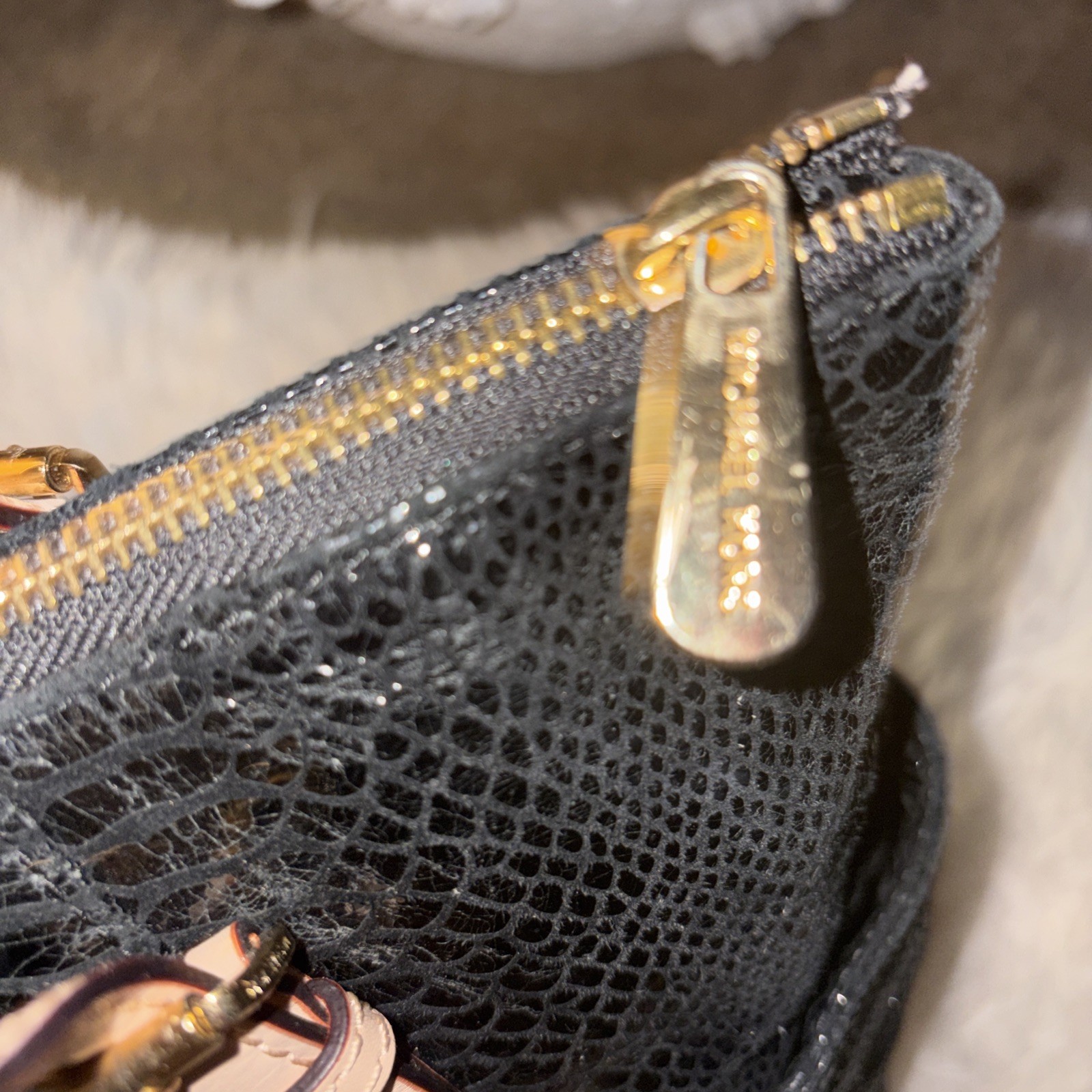 Michael Michael Kors Black Python Embossed Leathe… - image 10