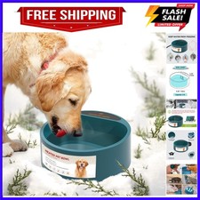 Heated Water Bowl for Dogs, Heated Dog Bowl for Cats Birds Chickens Water Hea...