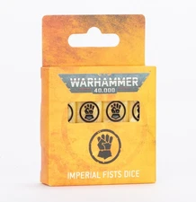 Warhammer 40k Primaris Space Marine Imperial Fists Dice 10th Ed Pre-Sale 9-20