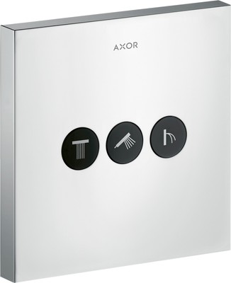 hansgrohe AXOR Starck ShowerSelect Square Ventil Unterputz für 3 Verbraucher,