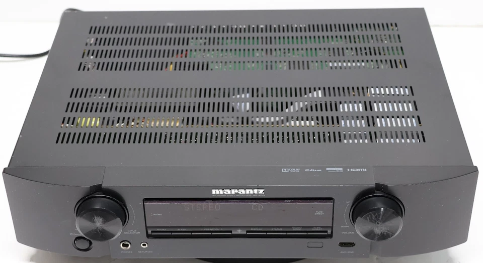 Marantz NR1403 AV Stereo Amplifier Receiver Dolby TrueHD HDMI Bundle w Remote - Image 3 of 4