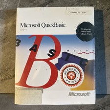 Vintage 1988 Microsoft QuickBasic, for versio...