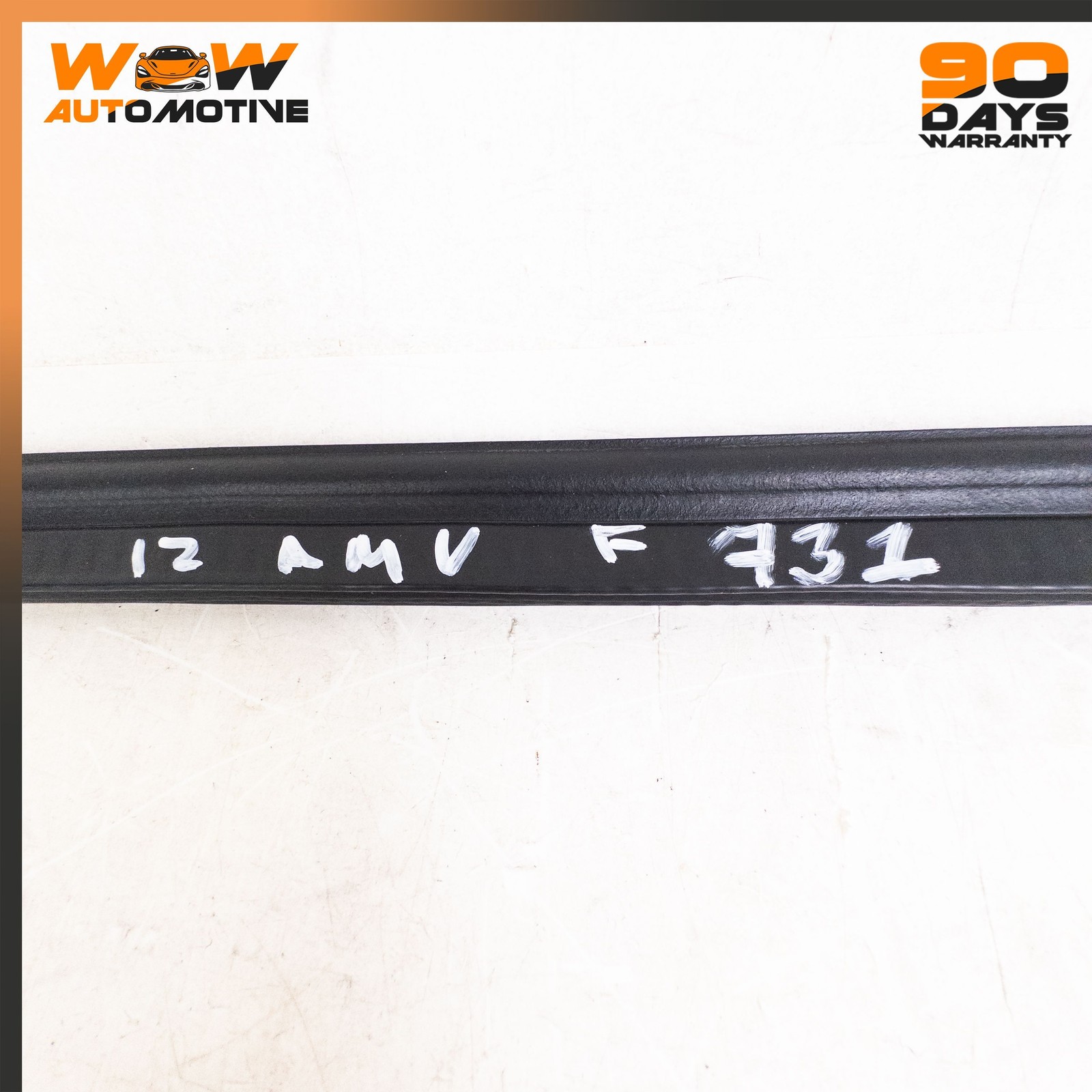 05-24 ASTON MARTIN V8 VANTAGE DB9 HOOD BONNET REARWARD WEATHERSTRIP SEAL OEM