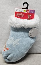 Rudolph The Red-Nosed Reindeer 1 Pair Toddler Fleece Lined Home Socks Size 4T-5T