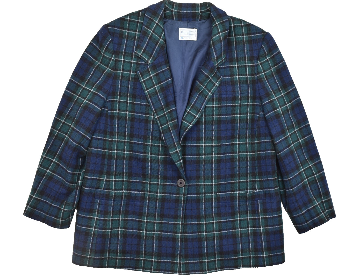 Pendleton Wool Blazer Jacket Size 22W Plus Blue G… - image 1