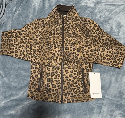 Lululemon Define Cropped Jacket *Nulu, Color: True Leopard Multi,Size: 4.LW3HWES