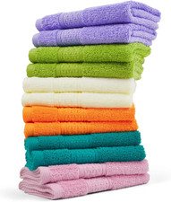 Face Cloths 12 Pack Washcloths 100 Cotton Wash Cloth for Face - Larg