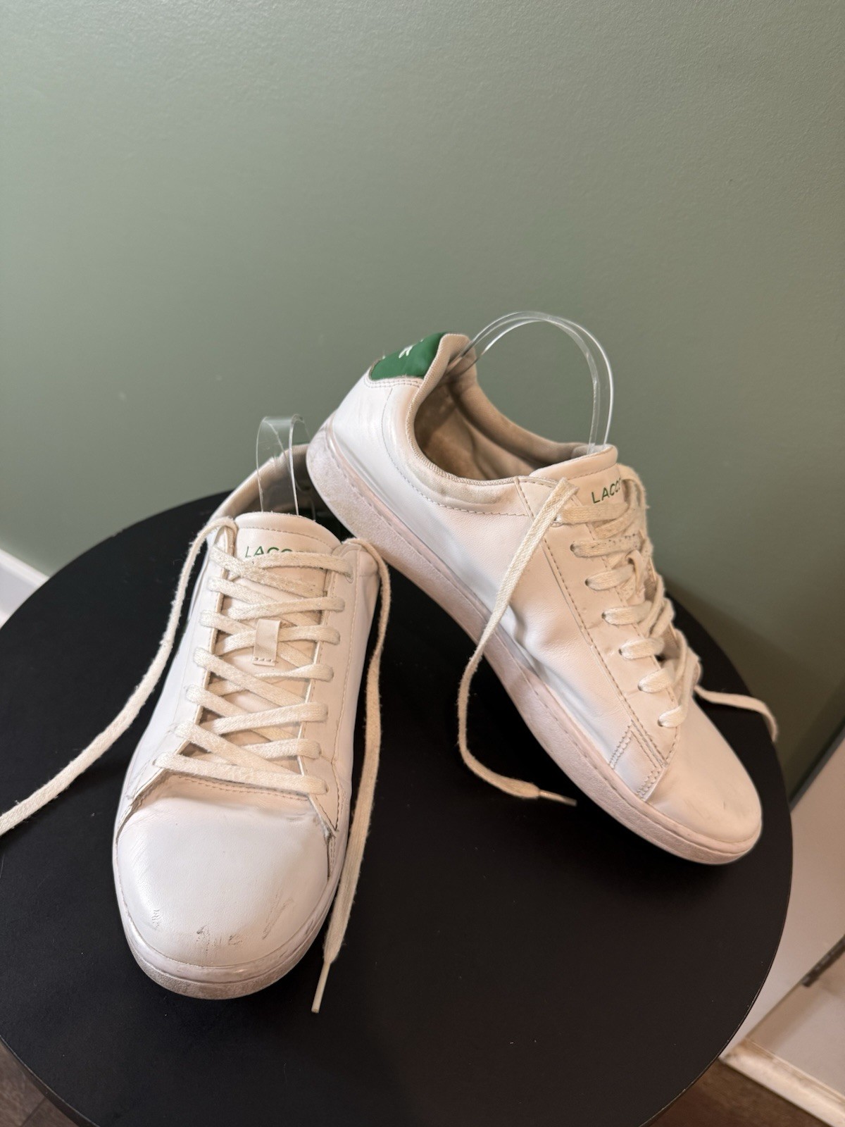 Lacoste Men's Hydez 119 1 P SMA Lifestyle Sneaker Shoes Size 11.5 White Leather thumbnail 7