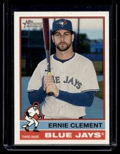 2025 Topps Heritage Ernie Clement Toronto Blue Jays #668