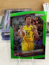 2025 Panini WNBA Prizm Green /225 Tamike Catchings