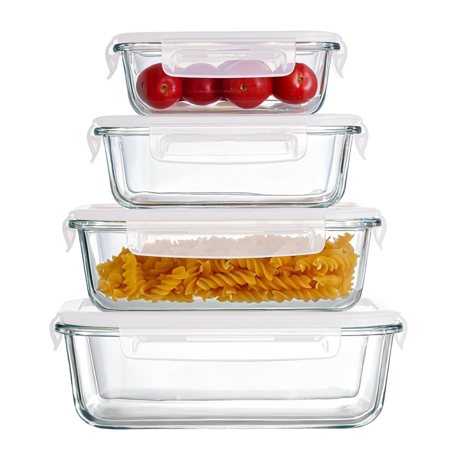 Es With Lids, Glass Food Storage Containers, And Ai...