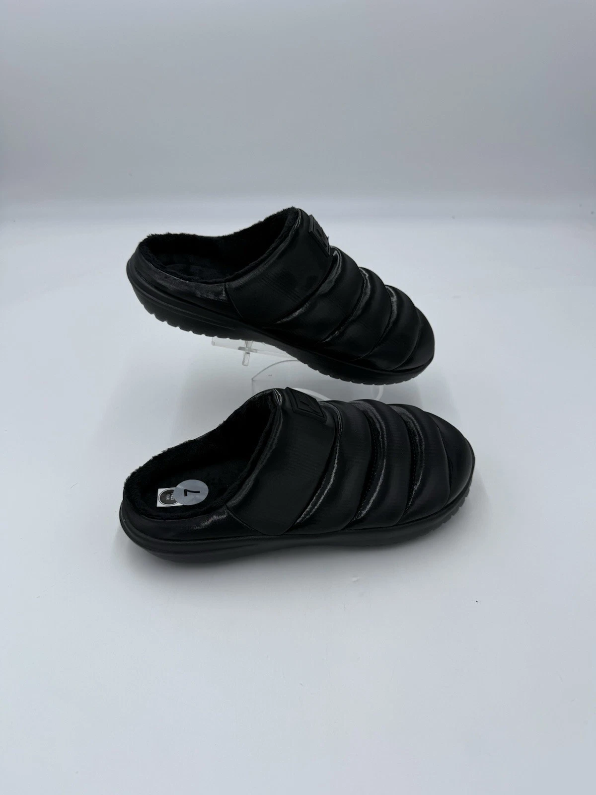 NUOVI sandali donna Nike Burrow SE triple neri slides slip on FZ7940 002