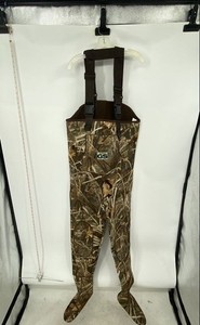 Gander Mountain Mens Multicolor Camouflage Lug Boot Hunting Chest Waders Sz L