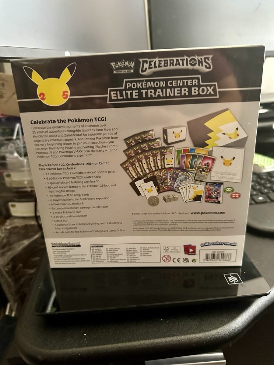 Pokemon TCG: Celebrations Pokemon Center Elite Trainer Box NEW