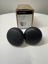 1 Pair 2 Knobs BALDWIN 5015.102.MR OIL-RUBBED BRONZE DOORKNOBS Without Roses