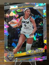 2025 Panini WNBA Prizm Ice Prizm #92 Angel Reese Chicago Sky