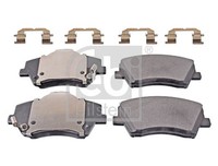 Vorderachse Febi Bilstein 116418 Bremsbelagsatz, Scheibenbremse FüR Hyundai,Kia