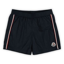 Moncler Kids Logo Patch Swim Shorts Navy 2C00009 53326 742 78179957