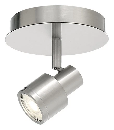 Access Lighting 63071LEDDLP Lincoln 6"W LED Semi-Flush Ceiling - Silver - Picture 10 of 12