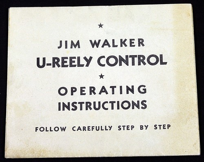#ad Jim Walker U Reely Control Operating Instructions Vintage Manual $25.24