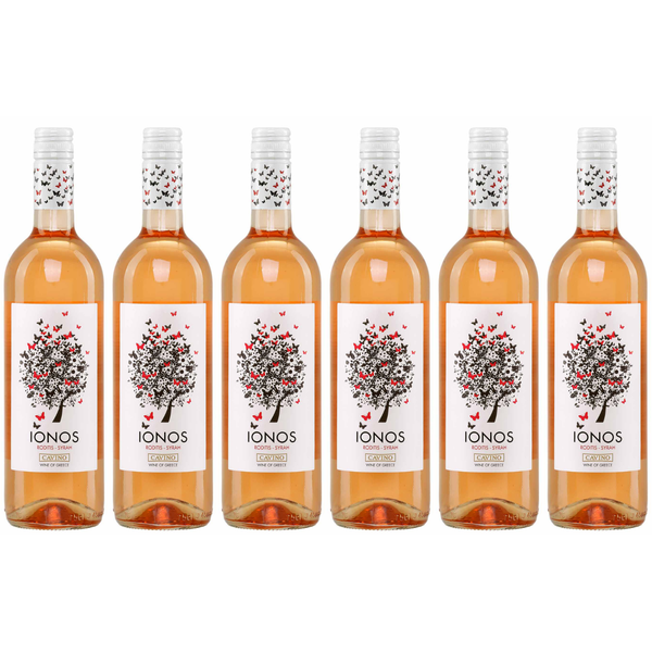 Ionos RoséWein Trocken 6X 0,75L | Trockener RoséWein Aus Griechenland | Cavino |-image