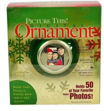 Picture This Digital Christmas Ornament Holds 50 Photos Windows NEW