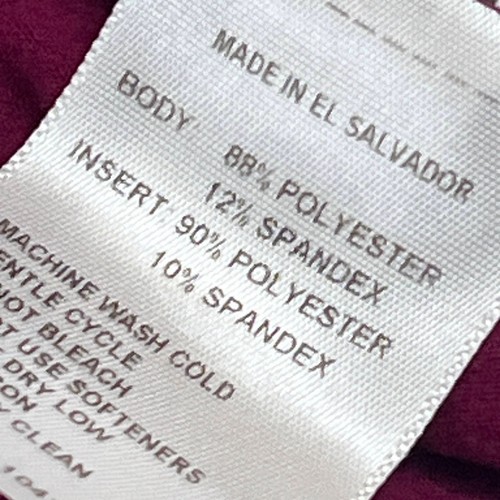 Reebok Women's L Quarter Zip Pullover Maroon Thumbhole Athletic Shirt - Picture 10 of 12