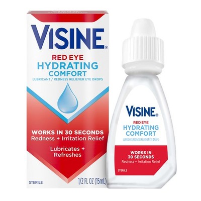 Red Eye Hydrating Comfort Drops Works Fast Against Redness and Dryness, Offer...
