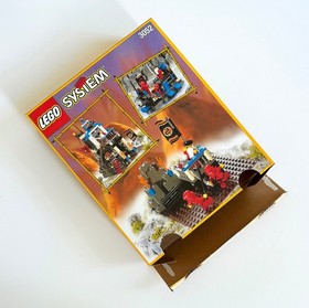 LEGO 3052 ʕ&bull;̫�&bull;ʔฅ Ninja Fire Fortress - CASTLE NINJA, 100% complete in BOX, 1999