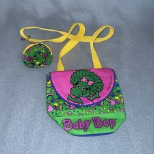 VTG Baby Bop 1992 The Lyons Handbag Money Pouch Coin Purse Barney Friends