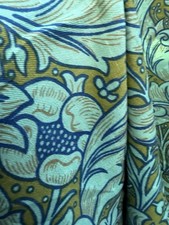 Vintage 1960s Sanderson William Morris, Bachelors Button Interior Fabric
