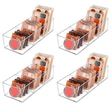 Acrylic Organizers, Bathroom Organizer for Drawer, 4-Pack Cosmetic Display Ca...