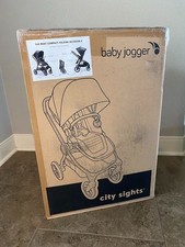 Baby Jogger City Sights Stroller Convertible W/Compact Fold Rich Black