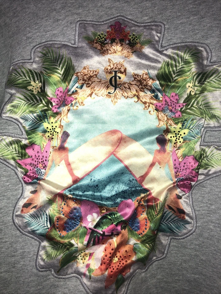 Juicy Couture Sweatshirt - Logo / Surf Long Sleeve Sweatshirt Size Small - Image 2 of 4