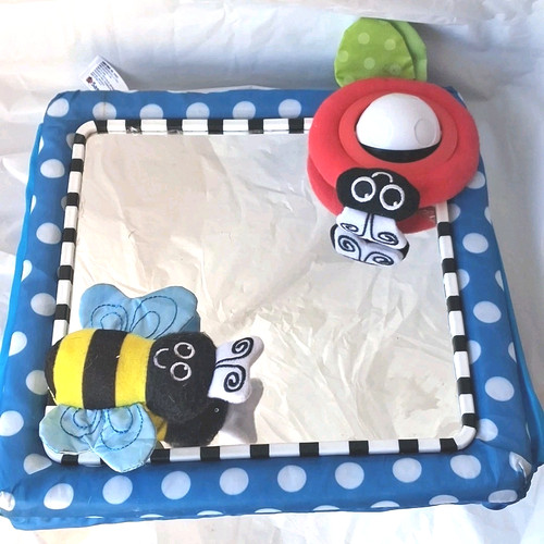 Sassy Tummy Time Floor Mirror Developmental Baby Toy Newborn-12 Months Pre-owned