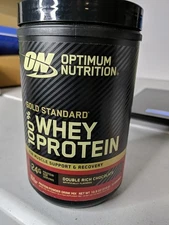 Optimum Nutrition Whey Protein Powder - Double Rich Chocolate-10.9oz/10 Servings