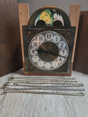 Emperor 101 Moon Dial Grandfather Clock Movement Hermle 451