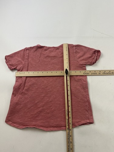 Crewcuts Shirt Girls Large 10-11 Pink Short Sleeve Top Youth Kids J.Crew - Picture 4 of 6