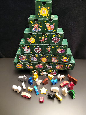 HABA Adventskalender Tannenbaum mit Holzfiguren + selbst befüllen - Zwillinge!