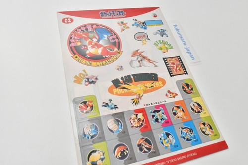 Pokemon Jumbo Carddass Charizard No.006 Pegatina Postal BANDAI Pokemon ZUKAN - Imagen 3 de 11