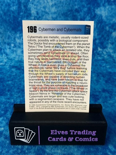 Doctor Who Series Two 2 SINGLE Non-Sport Trading Card by Cornerstone 1995 - Picture 156 of 204