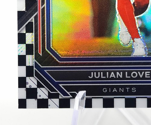 2022 Panini Prizm Julian Love Black and White Checkerboard SSP Giants - Bild 9 von 12