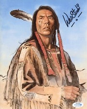 Wes Studi Dances with Wolves Autographed Signed 8x10 Photo ACOA